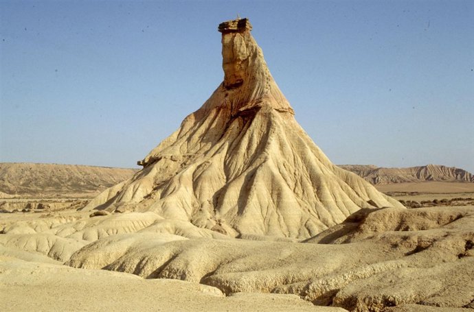 El cabezo de Castildetierra en las Bardenas Reales.