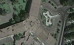 Google Earth, estrella de David en Teherán