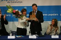 Rajoy mantendrá su ritmo de visitas a Catalunya para que el PP "siga creciendo"