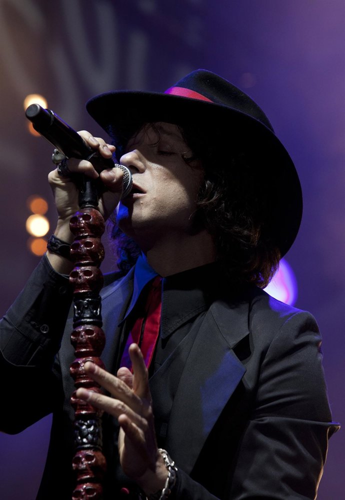 Enrique Bunbury, en el concierto de Madrid