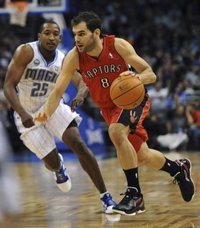 Baloncesto/NBA.- Calderón sonríe con los Raptors y Marc Gasol y Rudy Fernández caen con Grizzlies y Blazers