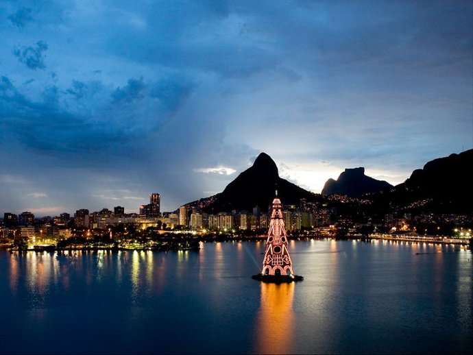 RÍO JANEIRO INAUGURA ÁRBOL NAVIDAD MÁS GRANDE MUNDO