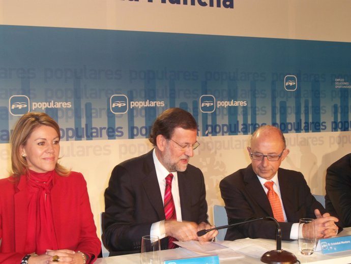 Maria Dolores de Cospedal y Mariano Rajoy