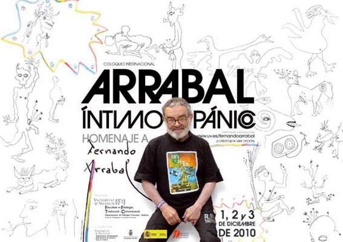 Cartel del homenaje a Arrabal