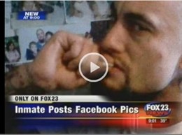 Justin Walker fumando marihuana dentro de prisión.