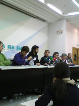 Rueda de prensa de ELA