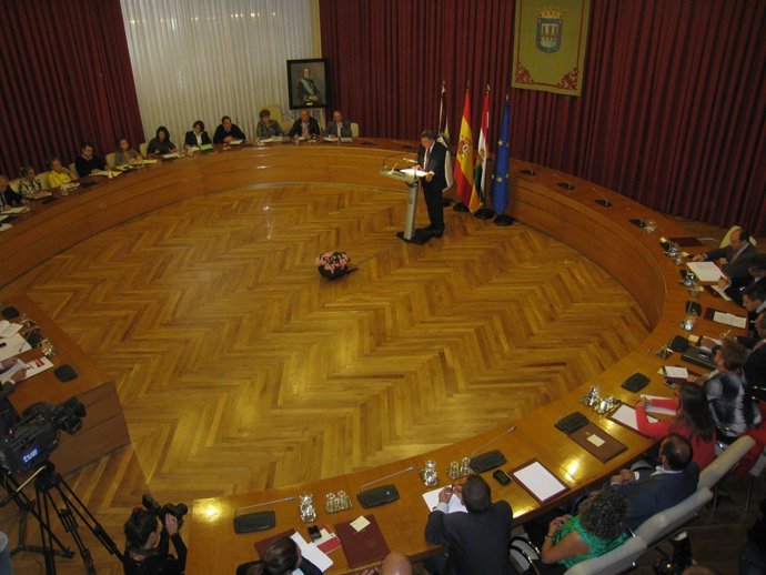 Imagen de un pleno municipal