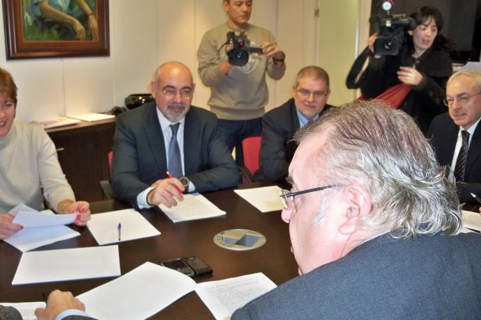 Pastor con alcaldes socialistas