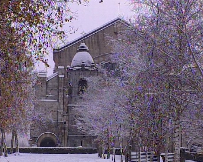 Temporal de nieve en Bizkaia