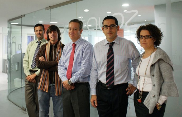 Carlos Recio, director Gerente de Portavoz; Fernando Caride, director Creativo E