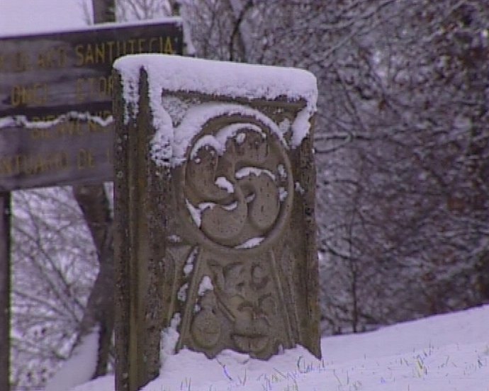 Temporal de nieve en Vizcaya