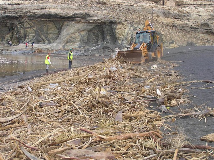 Medio Ambiente Pone En Marcha La Campaña De Limpieza De La Playa De Ajuy