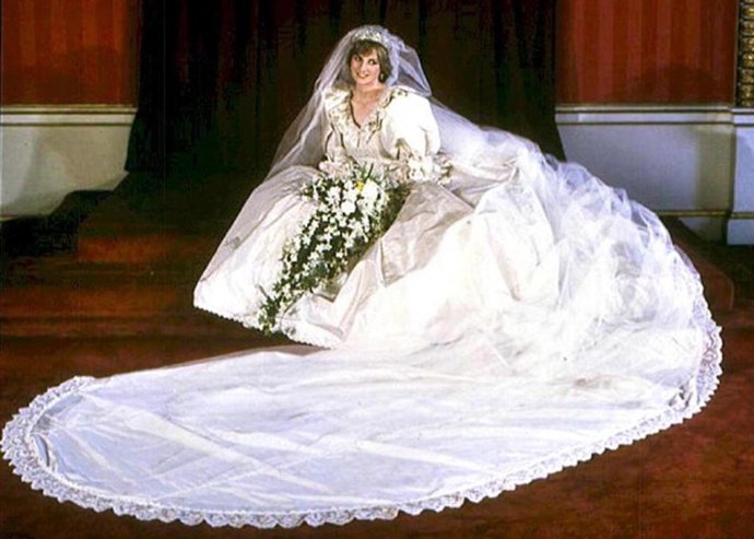 Lady Di el día de su boda