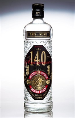 Botella del 140 aniversario de Anís del Mono