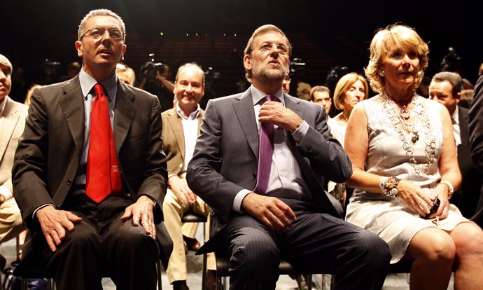 Gallardón, Rajoy y Aguirre