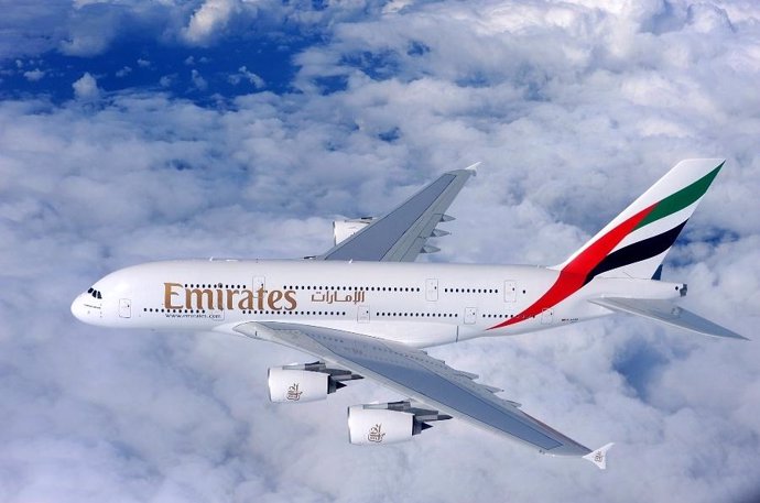 avión de Emirates
