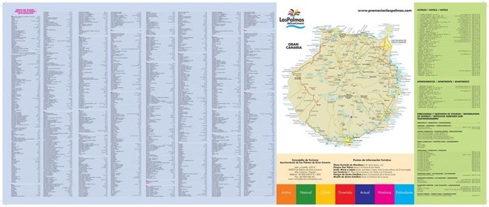 Mapa turístico de Las Palmas de Gran Canaria
