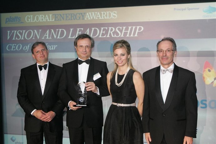 Villaseca recibe el premio Platts Global Energy