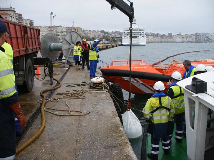 simulacro emergencias puerto de Santander