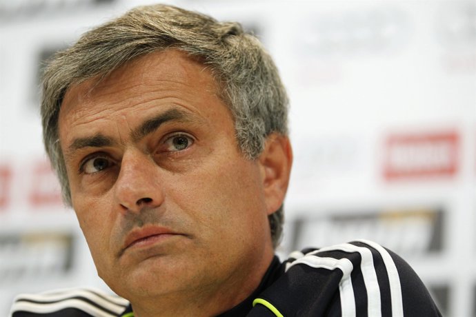 El entrenador del Real Madrid, Jose Mourinho