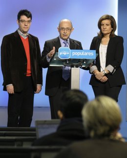 coordinador económico del PP, Cristóbal Montoro