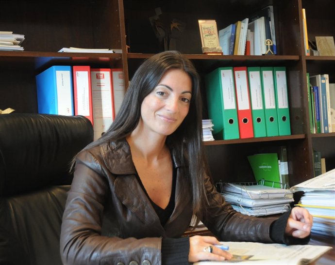 Rosario Soto, durante la entrevista