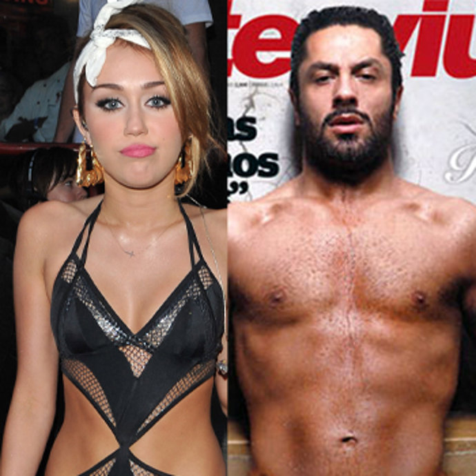 Montaje de Miley Cyrus y Rafael Amargo 