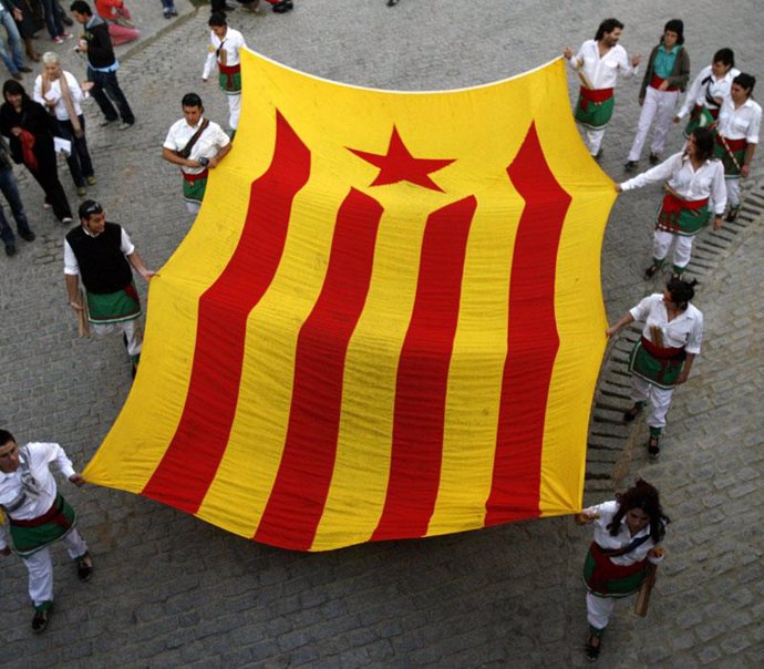 Bandera de Cataluña, Señera