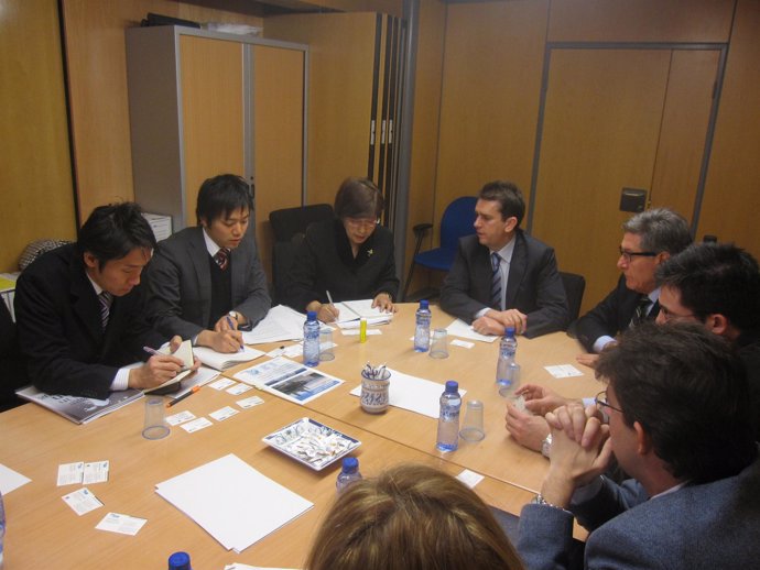 Una delegación japonesa se interesa por el Plan Especial de Depuración de Aragón