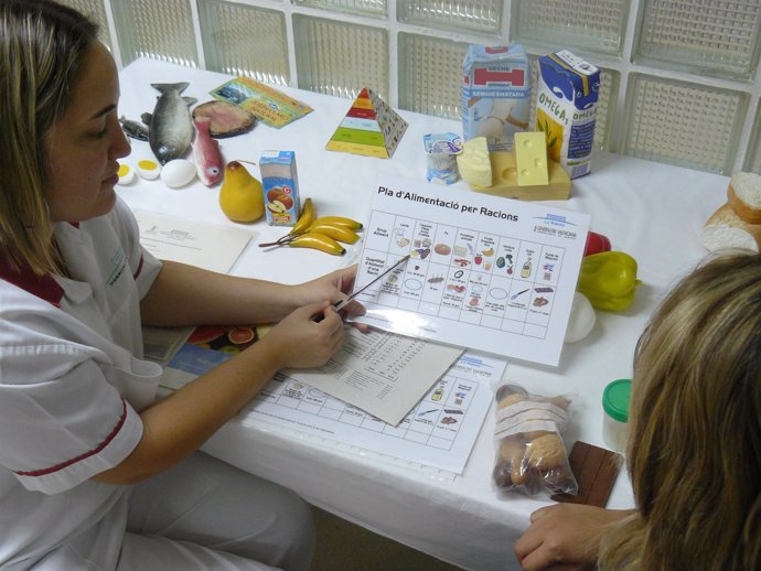Consulta de nutrición del Hospital de la Ribera