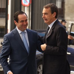 presidente del Gobierno, José Luis Rodríguez Zapatero, con el presidente del Con
