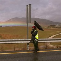 Las fuertes lluvias obligan a cortar dos carreteras en Sevilla y otra en Córdoba