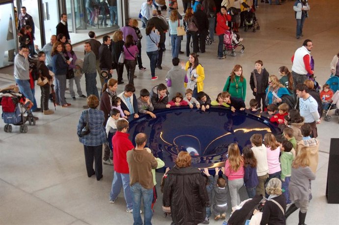 Visitantes en el parque