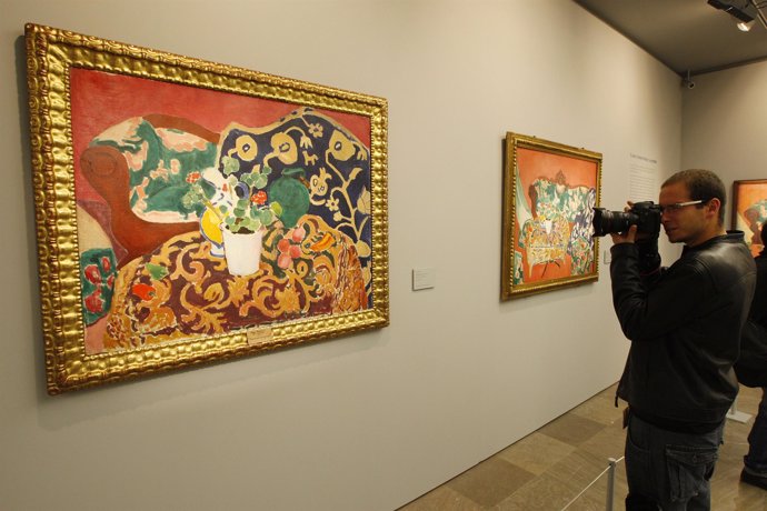 Imagen de la exposición de Matisse en la Alhambra