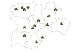 Mapa de sistemas de préstamos de bicis