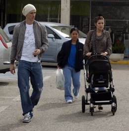 Fernando Torres y su mujer Olalla Dominguez 