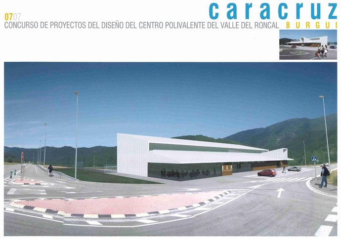 Proyecto del Centro Polivalente de Roncal.