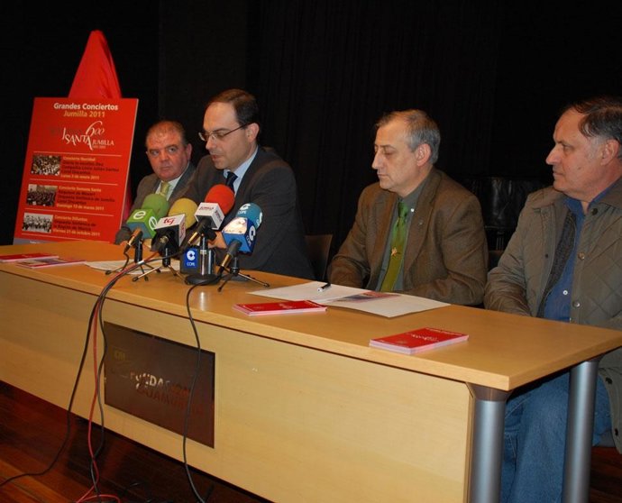 Presentación de los actos de la Fundación Cajamurcia y Junta Central con motivo 