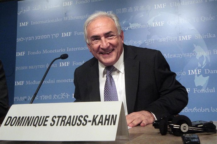 Dominique Strauss-Khan, presidente del FMI