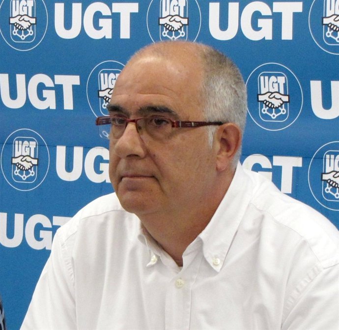 El secretario general de UGT de Navarra, Juan Goyen.