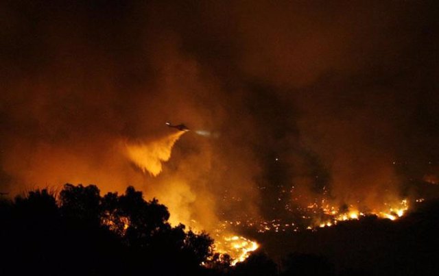 Imagen de incendio forestal