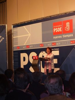 Presentación De La Candidata Del PSOE A La Alcaldía De Cáceres