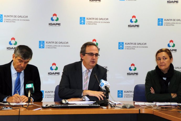 El director del Igape, Joaquín Varela Limia, presenta nuevas ayudas a los produc