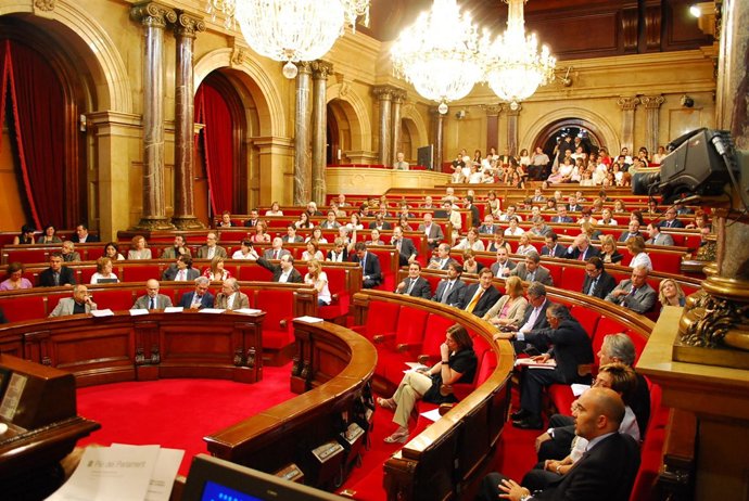 Pleno del Parlament de Catalunya