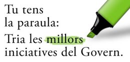 Proyecto para que ciudadanos evalúen las iniciativas del Govern
