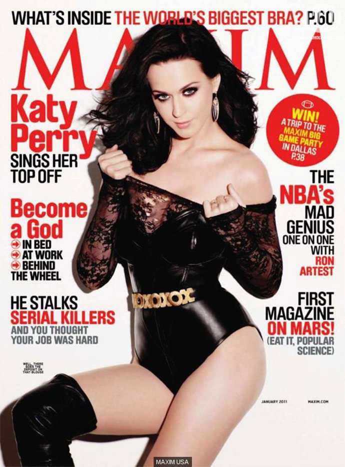 Katy Perry en la portada de Maxim