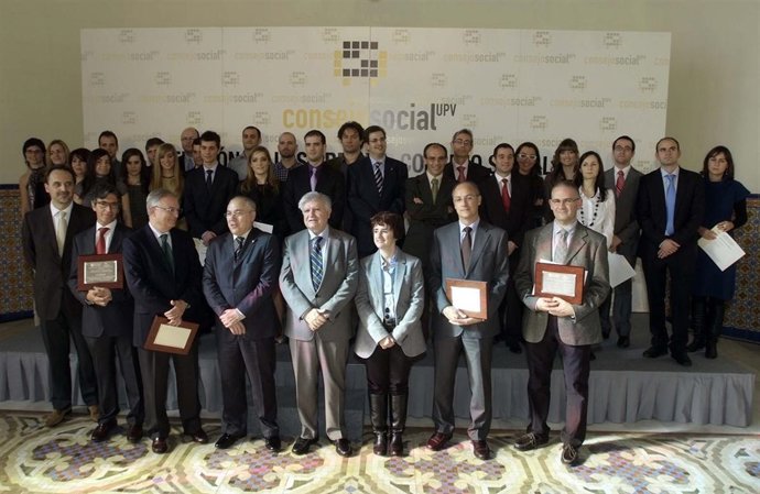 Premiados por el Consejo Social de la UPV.
