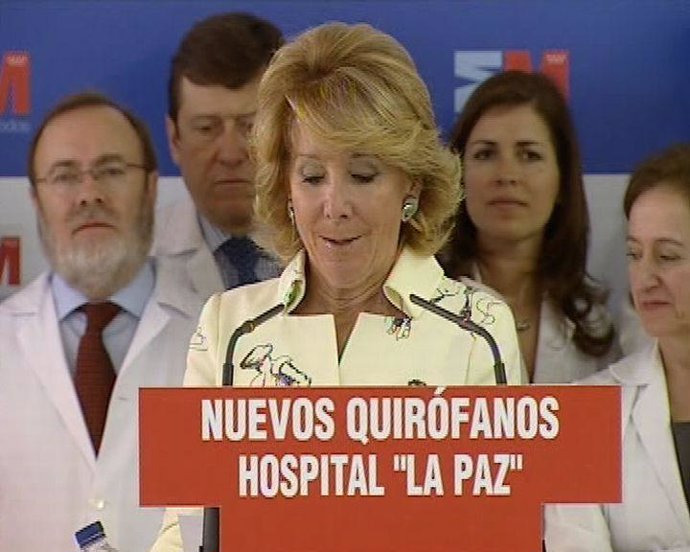 Aguirre inaugura quirófanos en La Paz