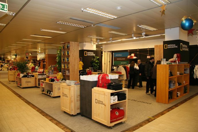 Espacio de National Geographic en El Corte Inglés