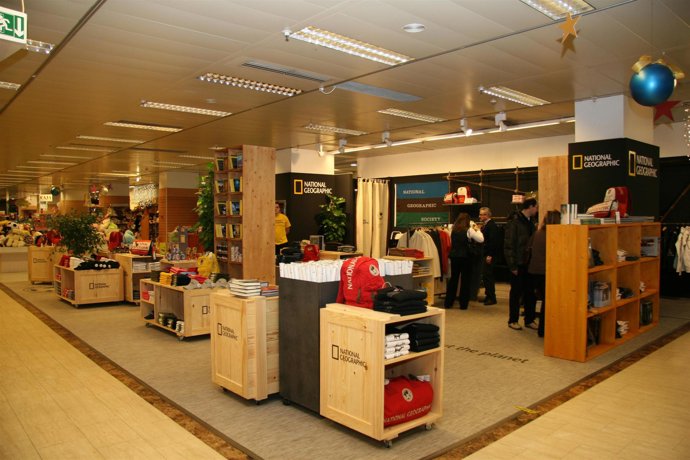 Espacio de National Geographic en El Corte Inglés